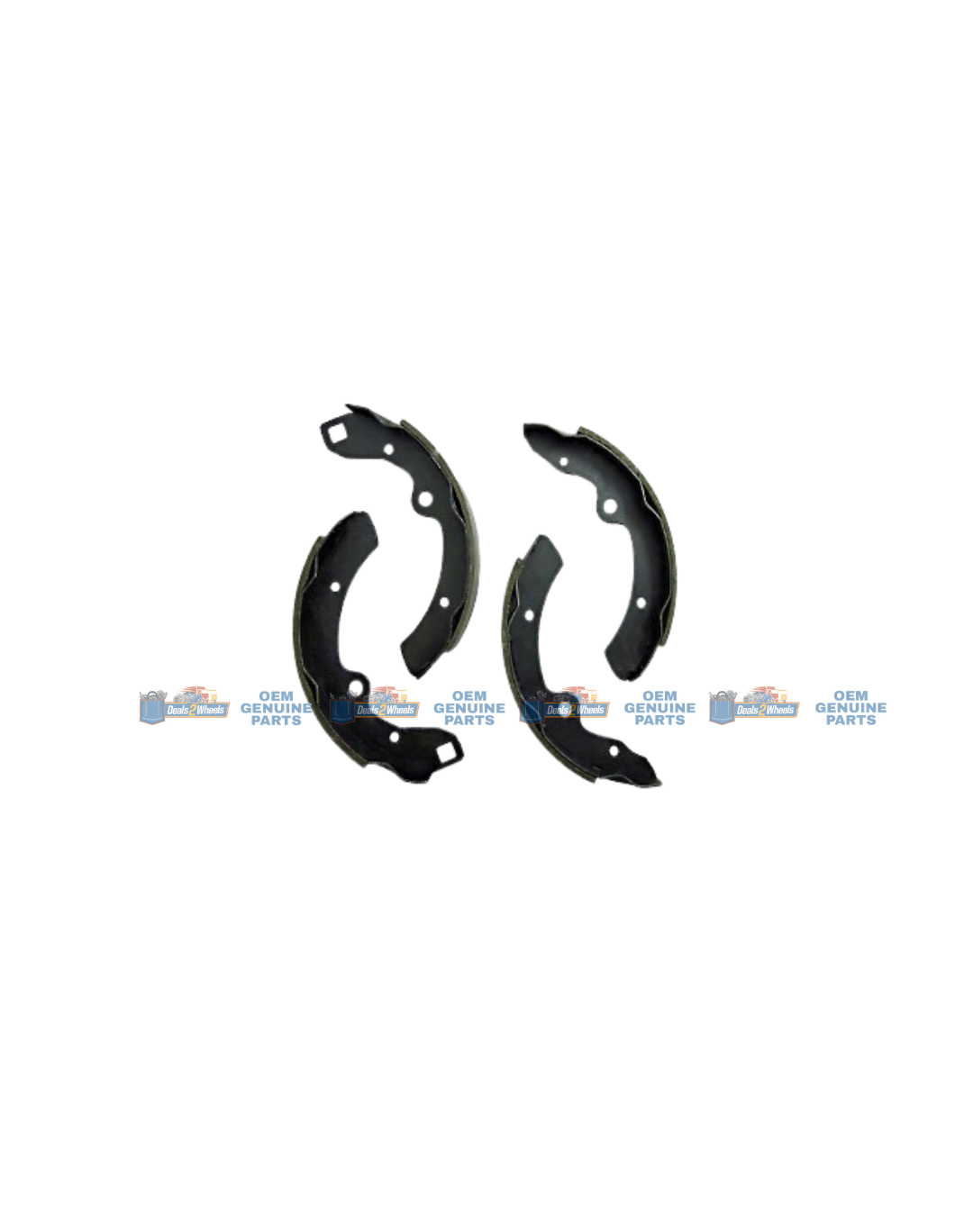 SHOE SET REAR BRAKE(4 PCS) BOSCH AL