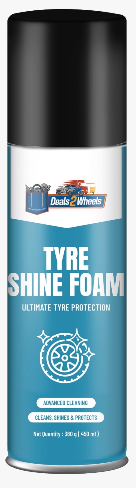 Tyre Shine Foam —  380 g (450 ml)